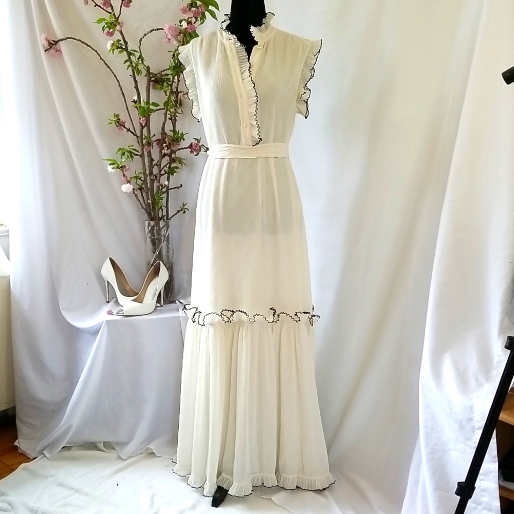 Tory Burch Ruffled Dress - Picture 4 of 4